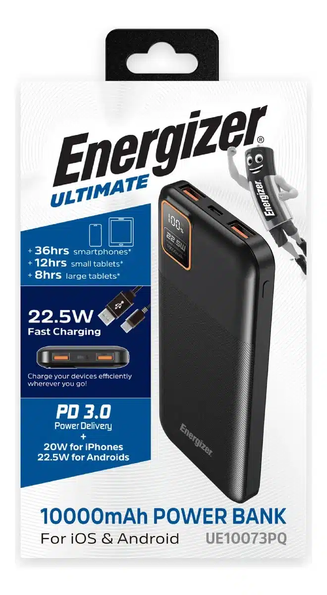 Power bank cargador portátil carga rápida